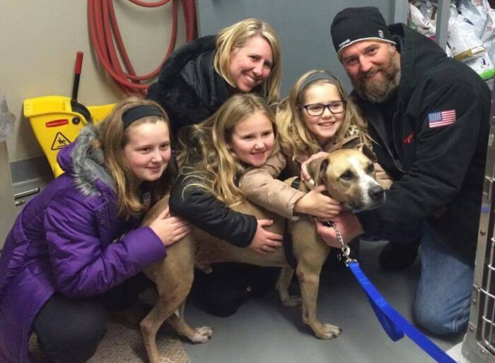 Moose and his new family