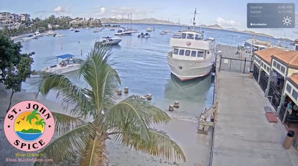 The view from the St. John Spice Cam 