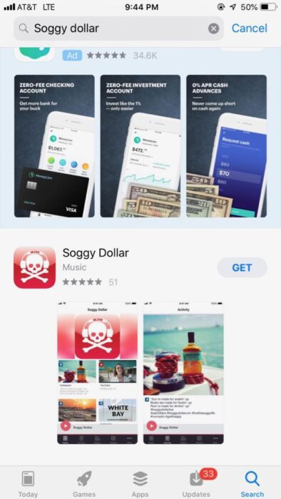 Soggy Dollar App