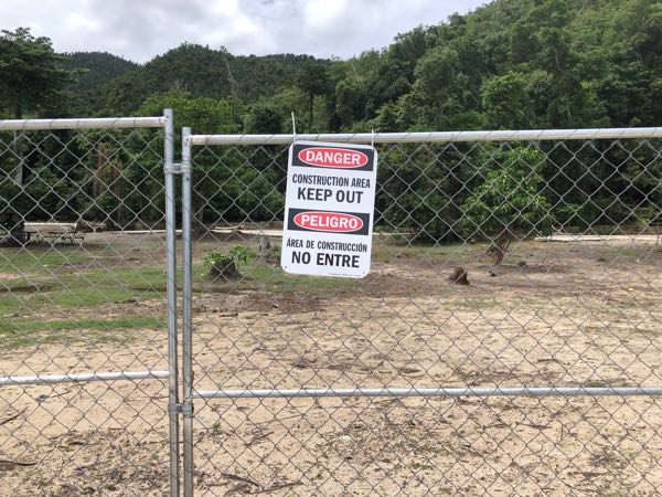 Cinnamon Danger Fence August 2019