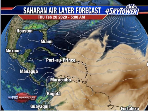 The Saharan Dust is Here & Will Linger For a Bit 15