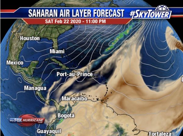 The Saharan Dust is Here & Will Linger For a Bit 16