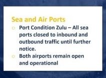 Curfew lifted, ports remain closed 5