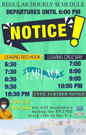 ALERT: Ferry Schedule Changes! 1