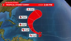 Hurricane Tammy: Latest Updates 1