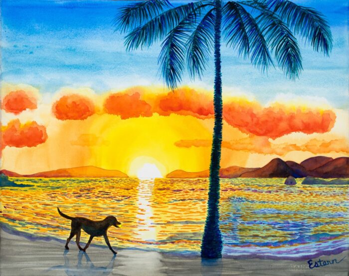 Getting to Know Watercolorist Elaine Estern of Coconut Coast Studios 1