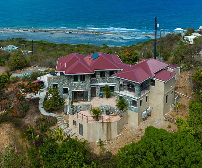 beautiful villa included in the love for the land fundraiser package