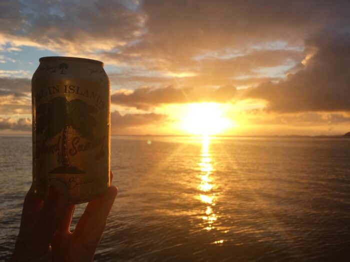 jan 21 beer sunset