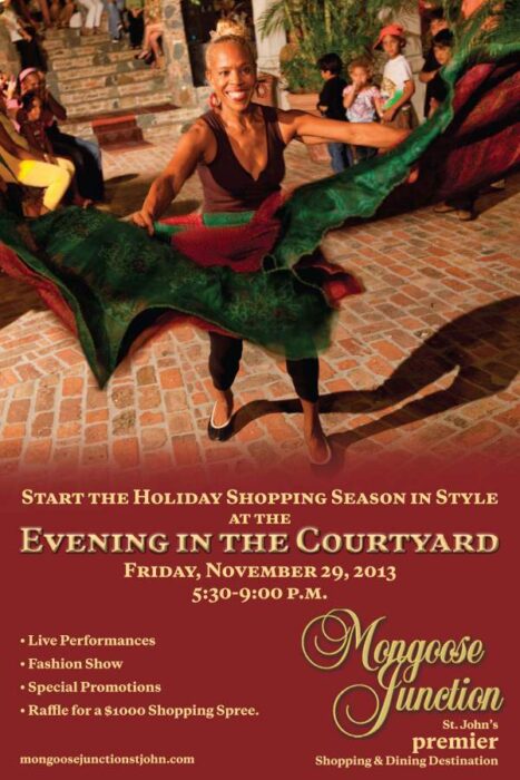 MJ Evening in the Courtyard Ad