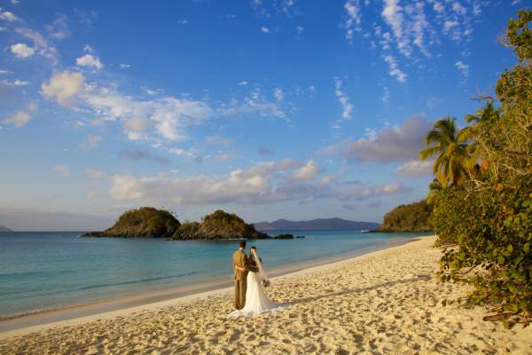 Trunk Bay is one of the island's most popular wedding spots. Photo by Crown Images. 