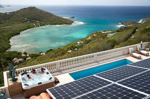 Eco Serendib's solar panels, Photo Credit: Steve Simonsen