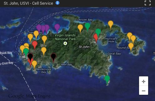 Cell Service Map