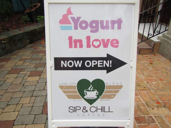 yogurt sign