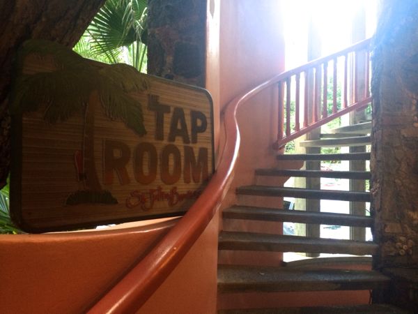 tap room stairs