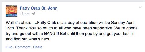 fatty crab facebook post