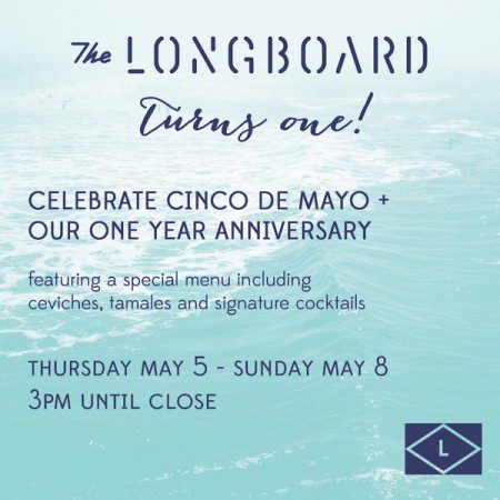 Longboard Cinco de Mayo Anniversary Flyer