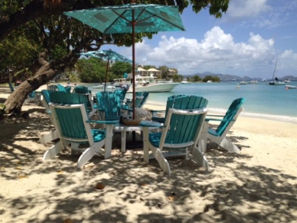beach furniture water joes rum hut
