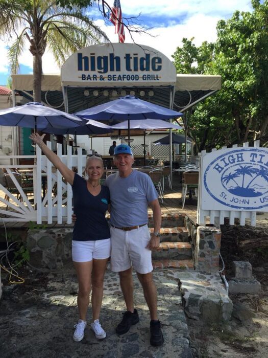 Kelli and Jimbo are the owners of High Tide. 