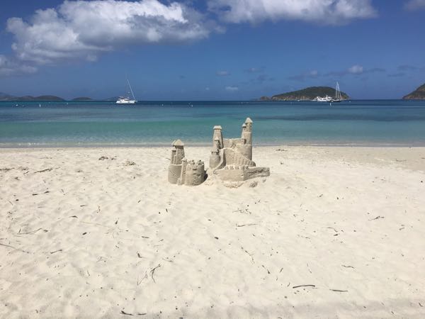 We've had a very talented sandcastle-maker on island recently. :)