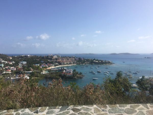 Cruz Bay overlook - June 2018
