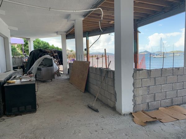 A new bar is being built in Joe's Rum Hut. 