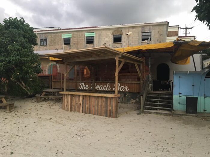 The new temporary beachfront Beach Bar 