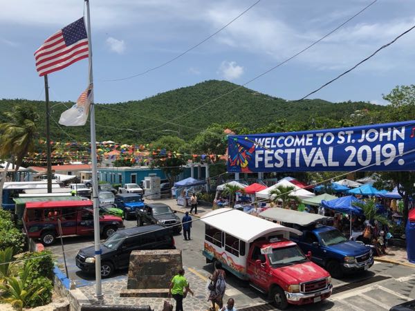 2019 Festival Flags Cruz bay