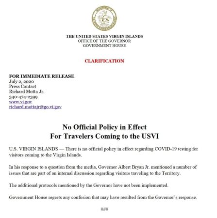 Governor Clarifies (lack of) Travel Policy 3