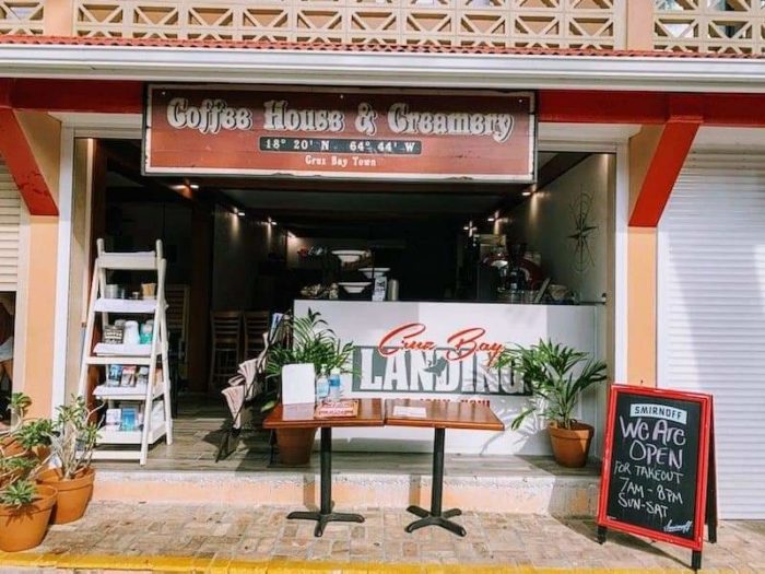 New Business Alert!  Cruz Bay Landing’s Coffee Shop and Creamery