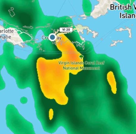 St. John Receives a Hefty October Rainfall 1