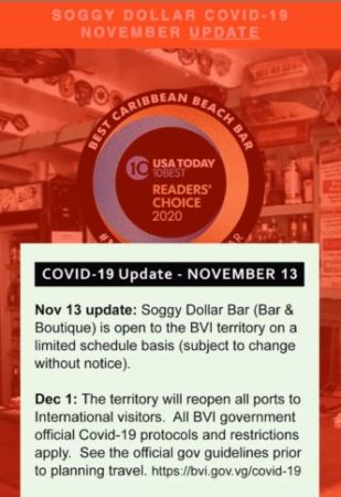 BVI Update: Re-Opening Businesses and Testing Regulation Updates 1