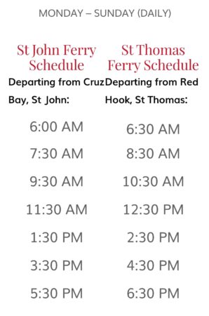 Updated Ferry Schedule - 12-21-2020 4