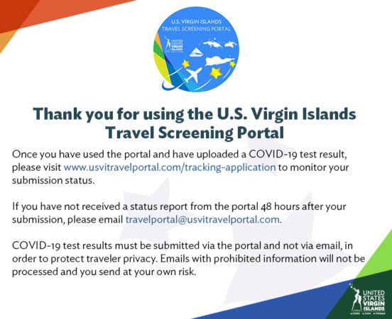 USVI COVID-19 -Update & Info on Testing for Travel 3