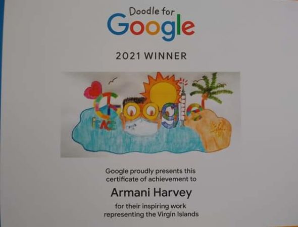 St. Croix Fourth Grader Ranks High in Doodle for Google Contest 3