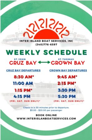 Updated People Ferry Schedule and Barge Rate Increase 3
