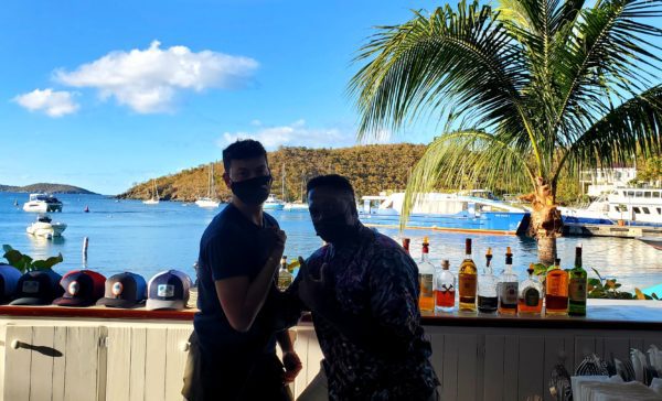 The Bar is OPEN at Wharfside's Rum Hut 1
