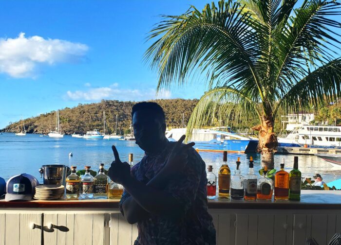 The Bar is OPEN at Wharfside's Rum Hut 1