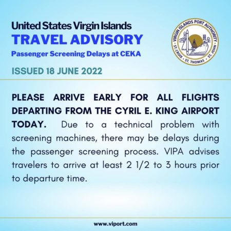 St. Thomas Airport- New Updates and Early Arrivals 1