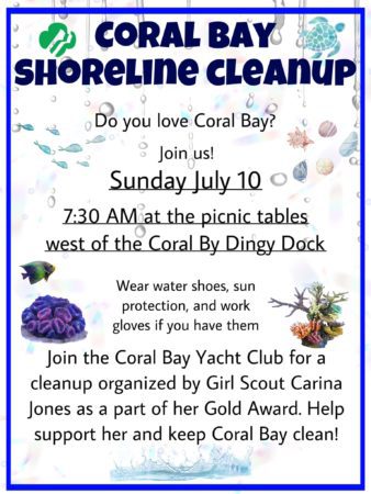 This Weekend: An Inspirational Girl Scout Coordinates Coral Bay Cleanup 4