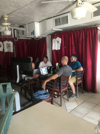 Ronnie's Pizza, The St. John Post-Irma Communication Hub, Moves to New Location 6