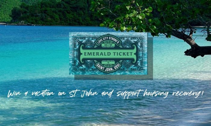 Win the Emerald Ticket!  Enter to Win a Trip for TEN to St. John!!!