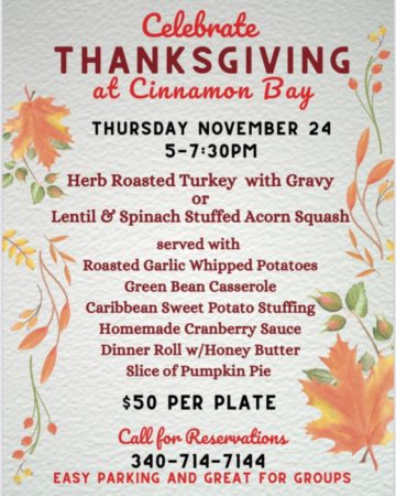 Thanksgiving Dining Options and Events in Love City 2