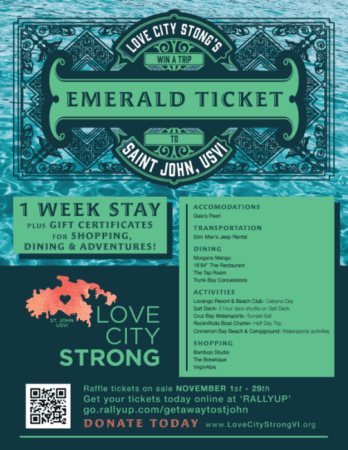 Win the Emerald Ticket! Enter to Win a Trip for TEN to St. John!!! 1