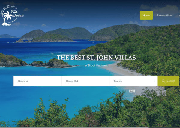 News of St. John Villa Rentals Has Launched! 1