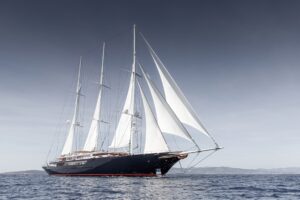One of the Largest Sailing Yachts in the World Visiting the VI 2